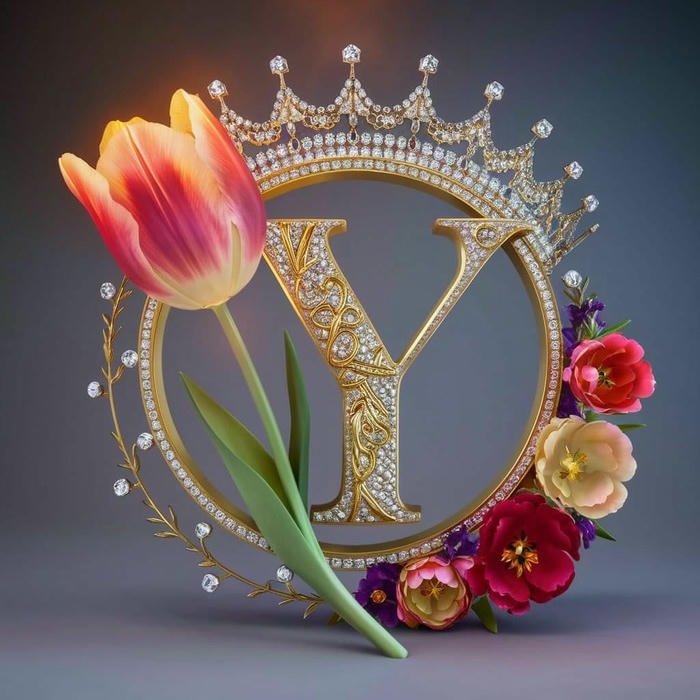 Soft background y name dp picture.