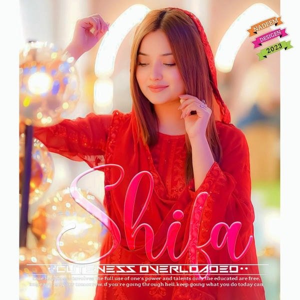 Stylish shifa name dp display image.