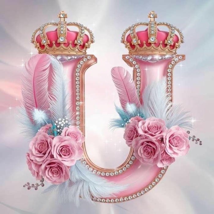 Stylish u name dp display image.