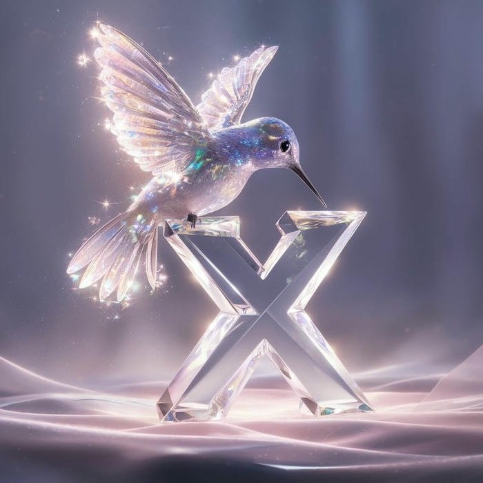 Stylish x name dp display image.