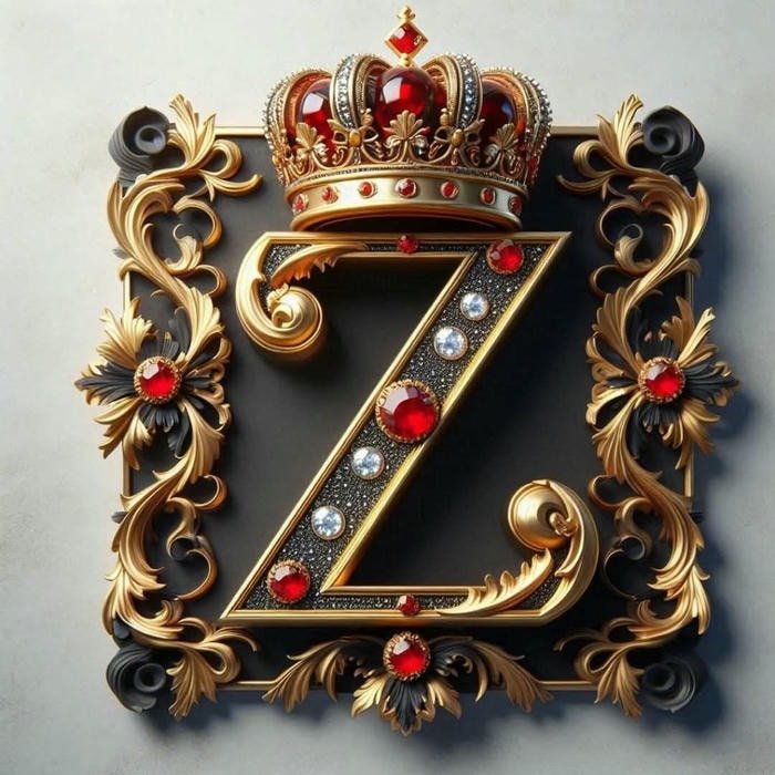 Stylish z name dp display image.