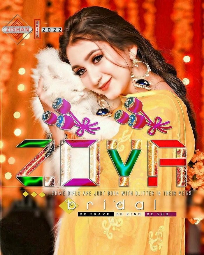 Stylish zoya name dp display image.
