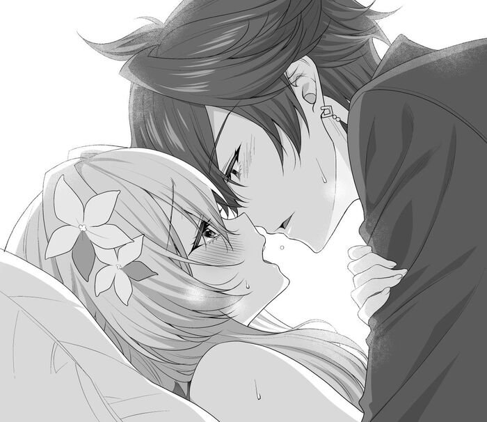 anime kiss image aethetics fullsize