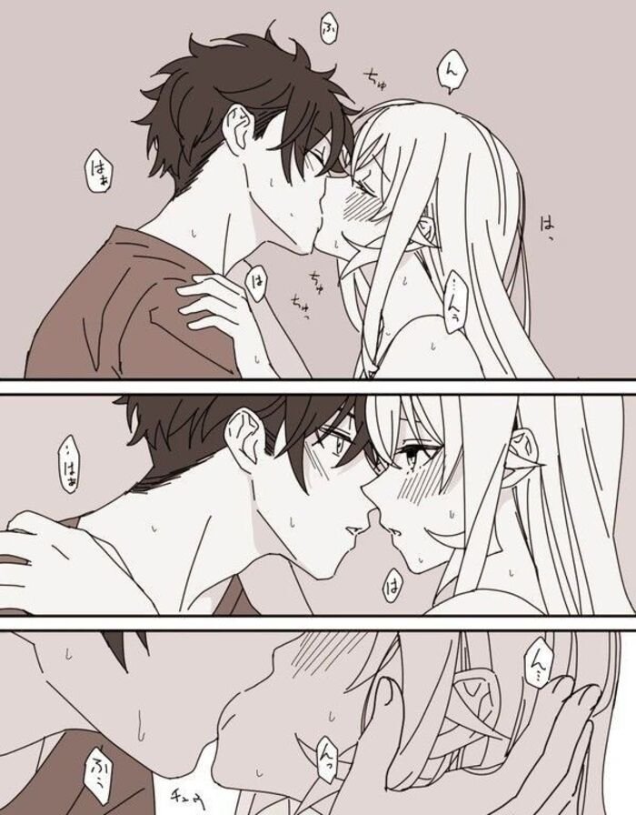 anime kiss image hd ig