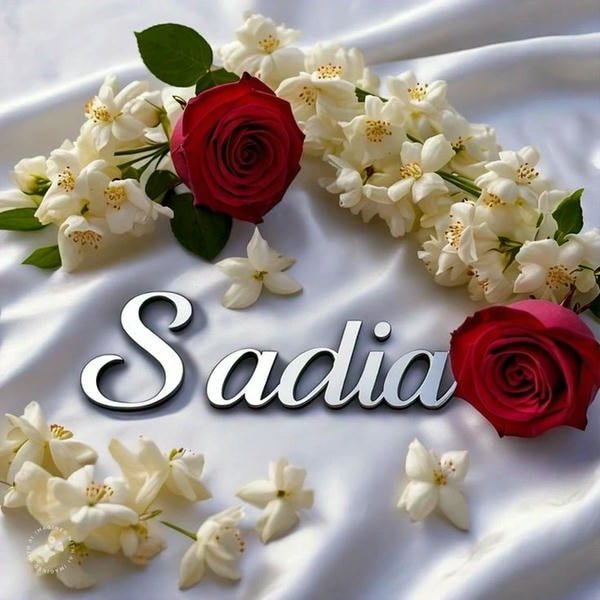 creative sadiya name dp
