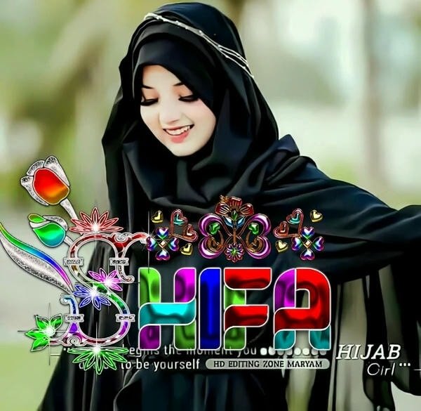 creative shifa name dp