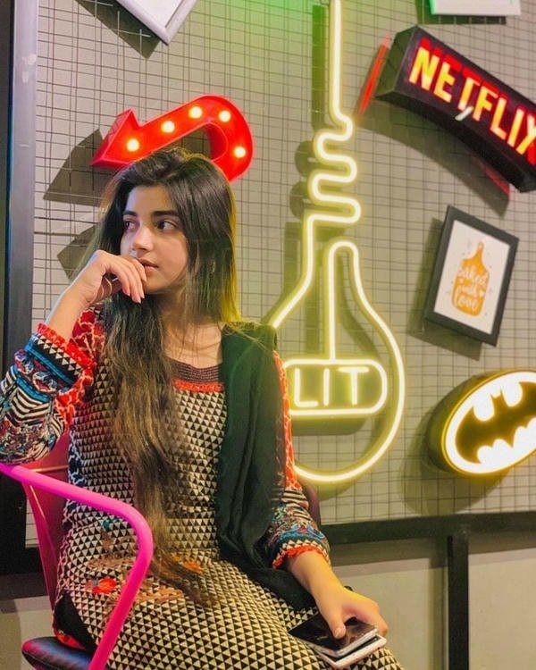 cute village girls dp with field and nature view.