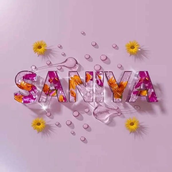 floral accent saniya dp