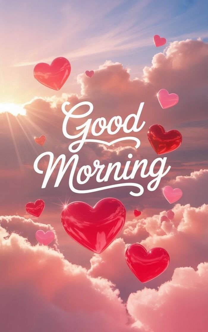 good morning kiss images aethetic hd