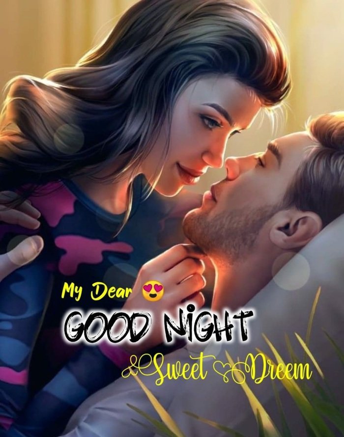 good night kiss image hd