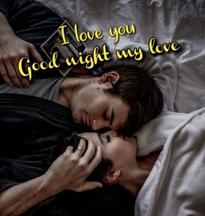 good night kiss image pinterest hot