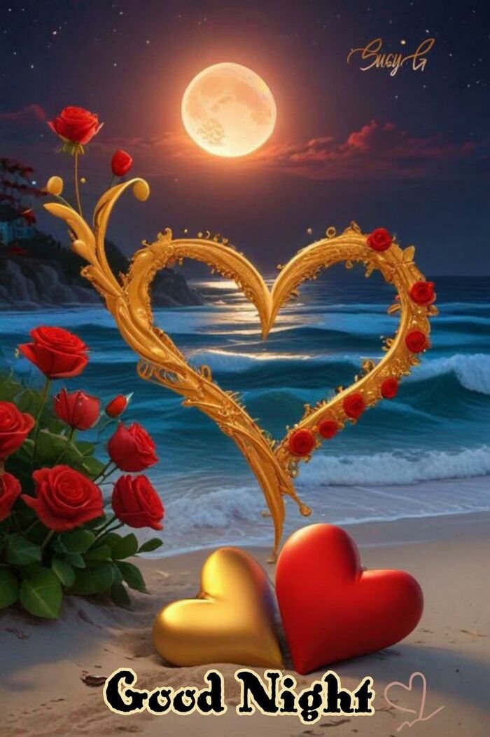 good night kiss images hd