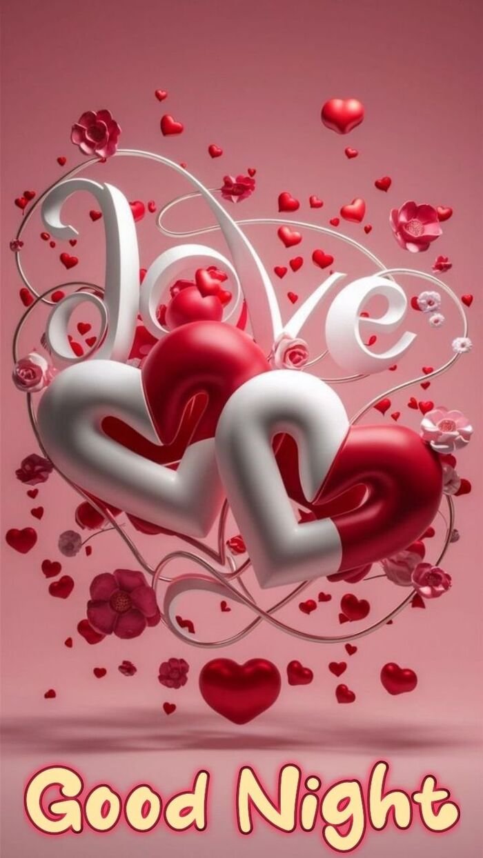 good night kiss images