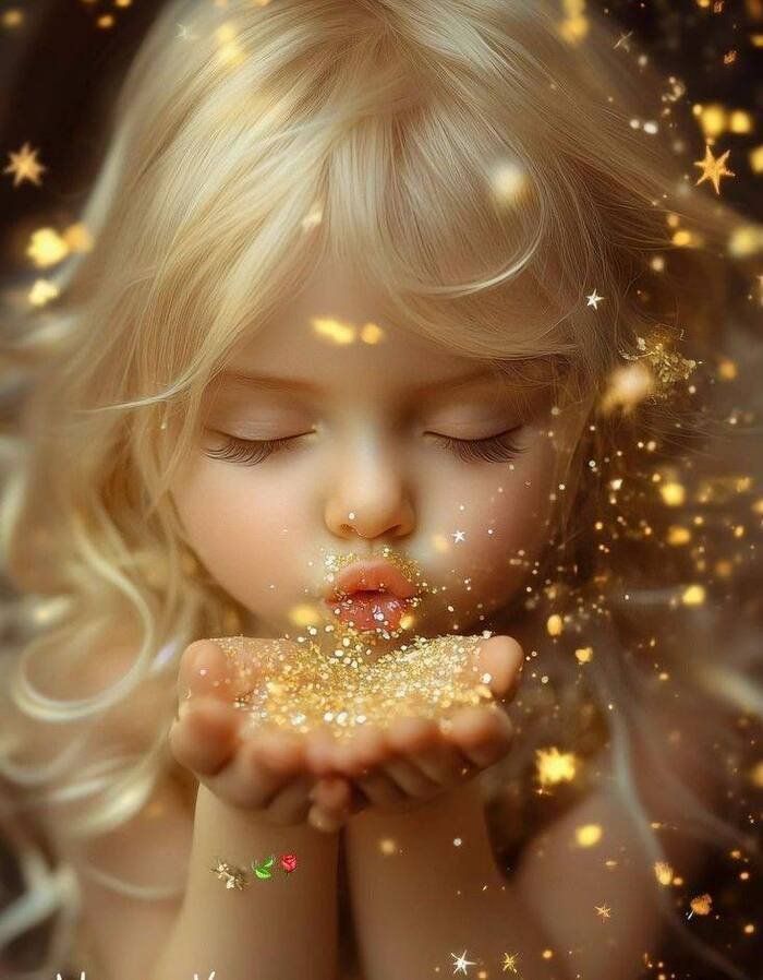 hot flying kiss image baby