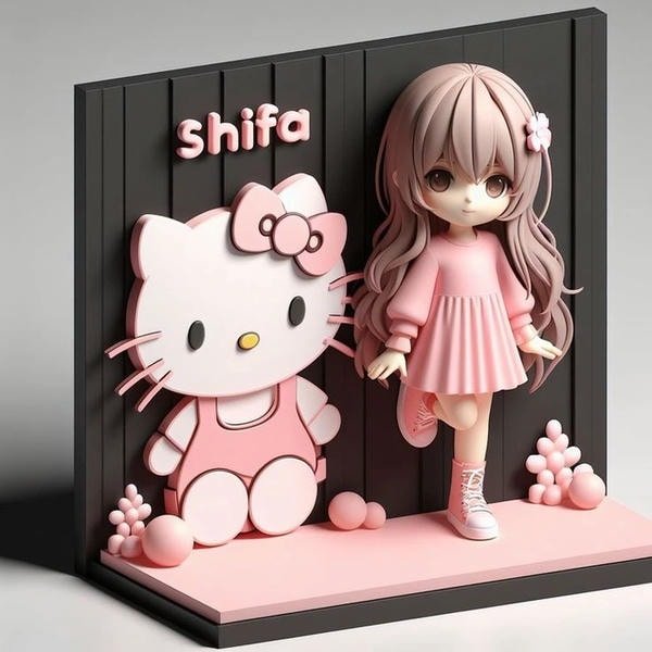 lovely shifa name dp