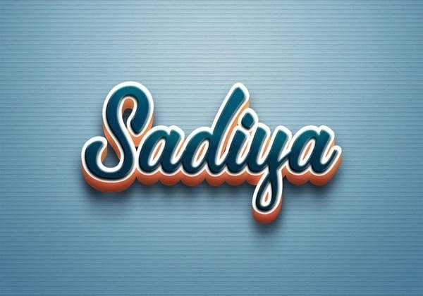 sadiya name dp peaceful vibes