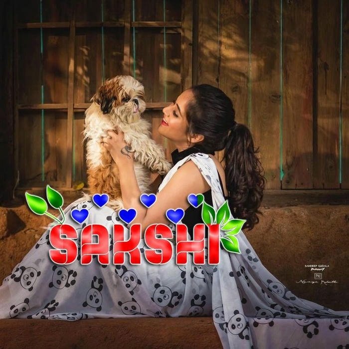 sakshi name dp aesthetic