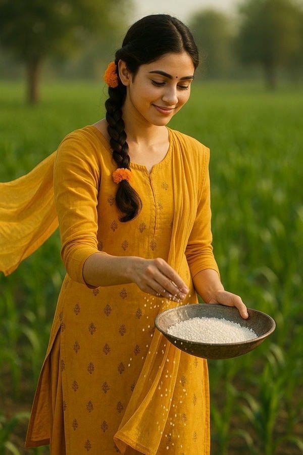 village girls dp expressing simplicity and happiness.