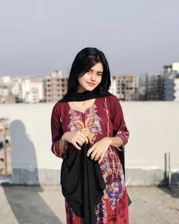 village girls dp showing purity and humble charm.